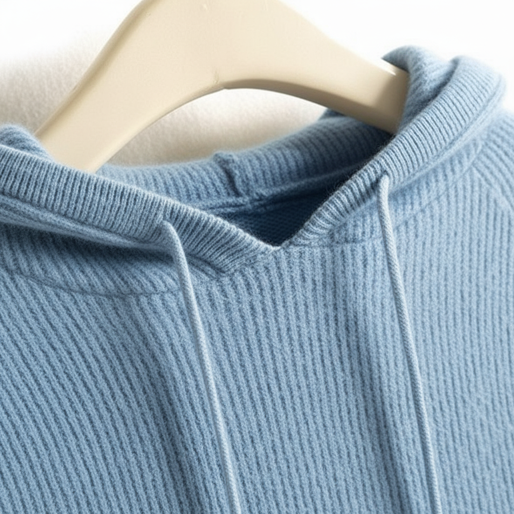 Amelie | Dame cashmere hoodie med snørehætte og afslappet pasform