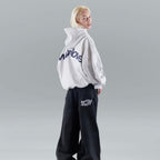 Avery | Unisex oversized hættetrøje med rygprint