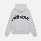 Avery | Unisex oversized hættetrøje med rygprint