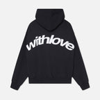 Avery | Unisex oversized hættetrøje med rygprint