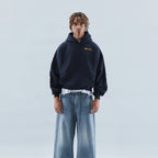 Avery | Unisex oversized hættetrøje med rygprint