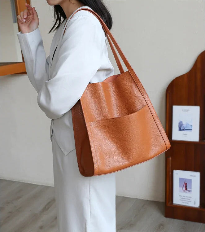 Celeste | Borsa a tracolla in pelle da donna