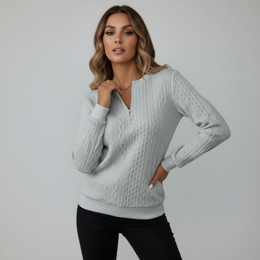 Éliane | Maglione a trecce da donna