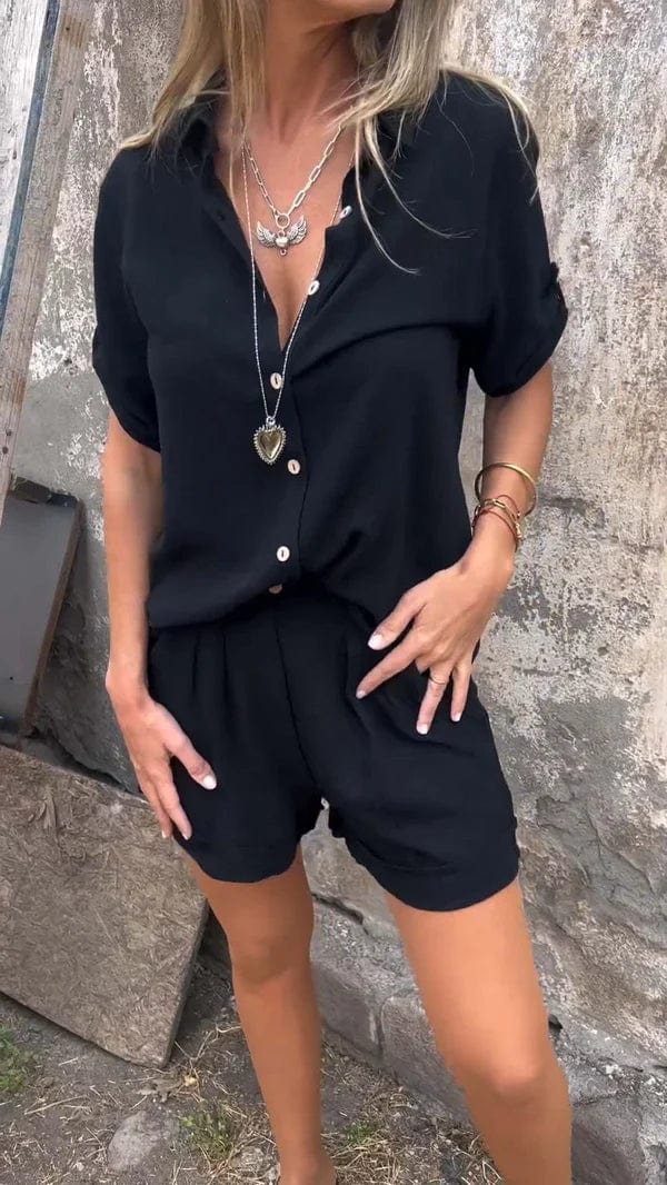 Fay | Ensemble en lin sans froissement pour femmes