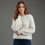 Elara | Ribstrikket Sweater