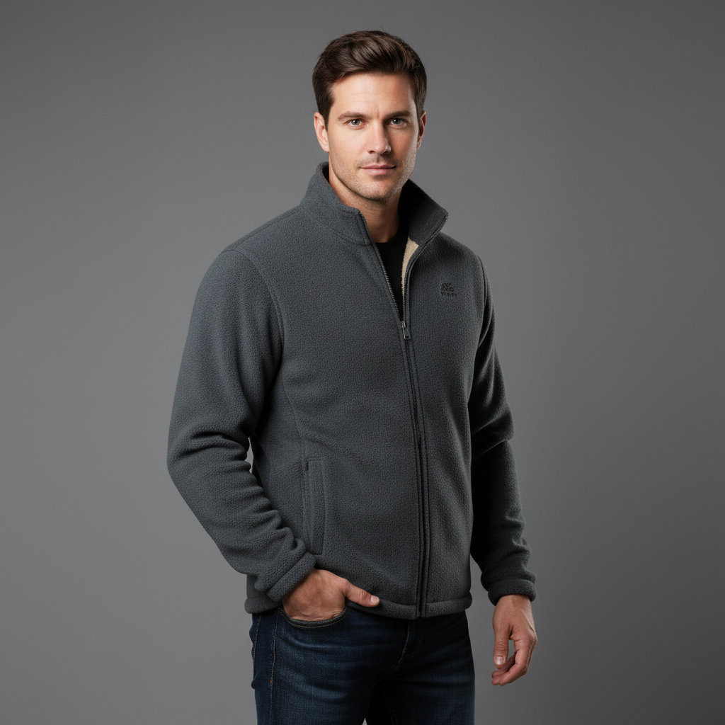 Rens | Gilet in pile con fodera in lana