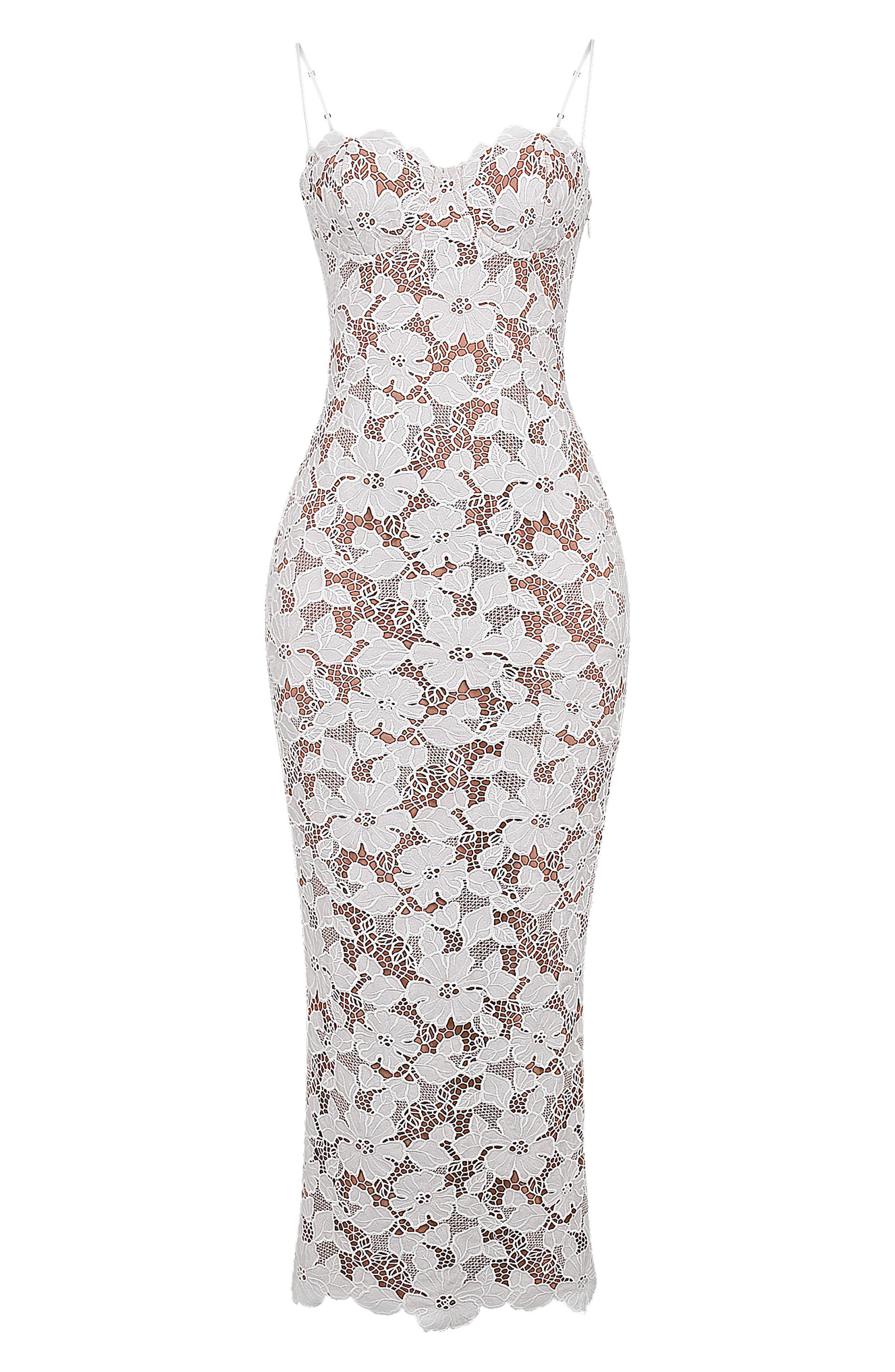 Elaria | Hvid Blonde Maxi Kjole