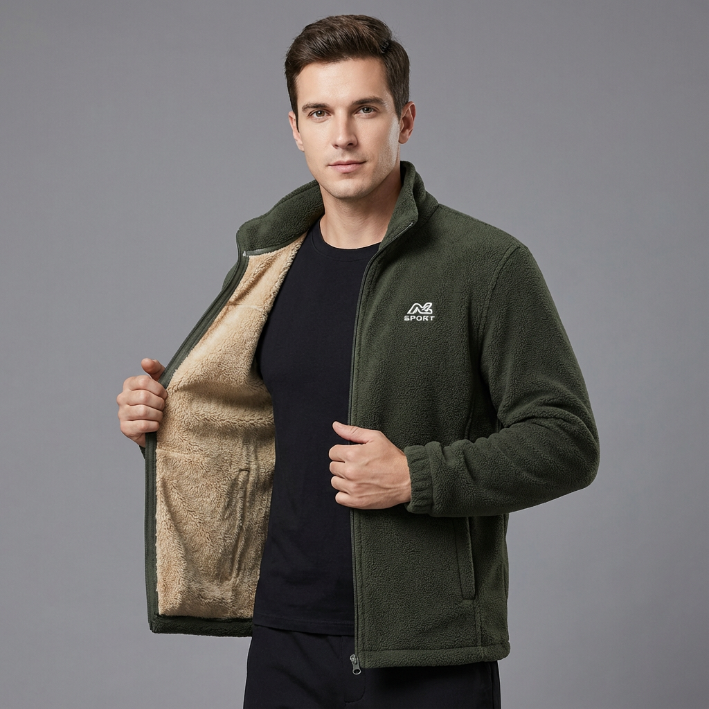 Rens | Gilet in pile con fodera in lana