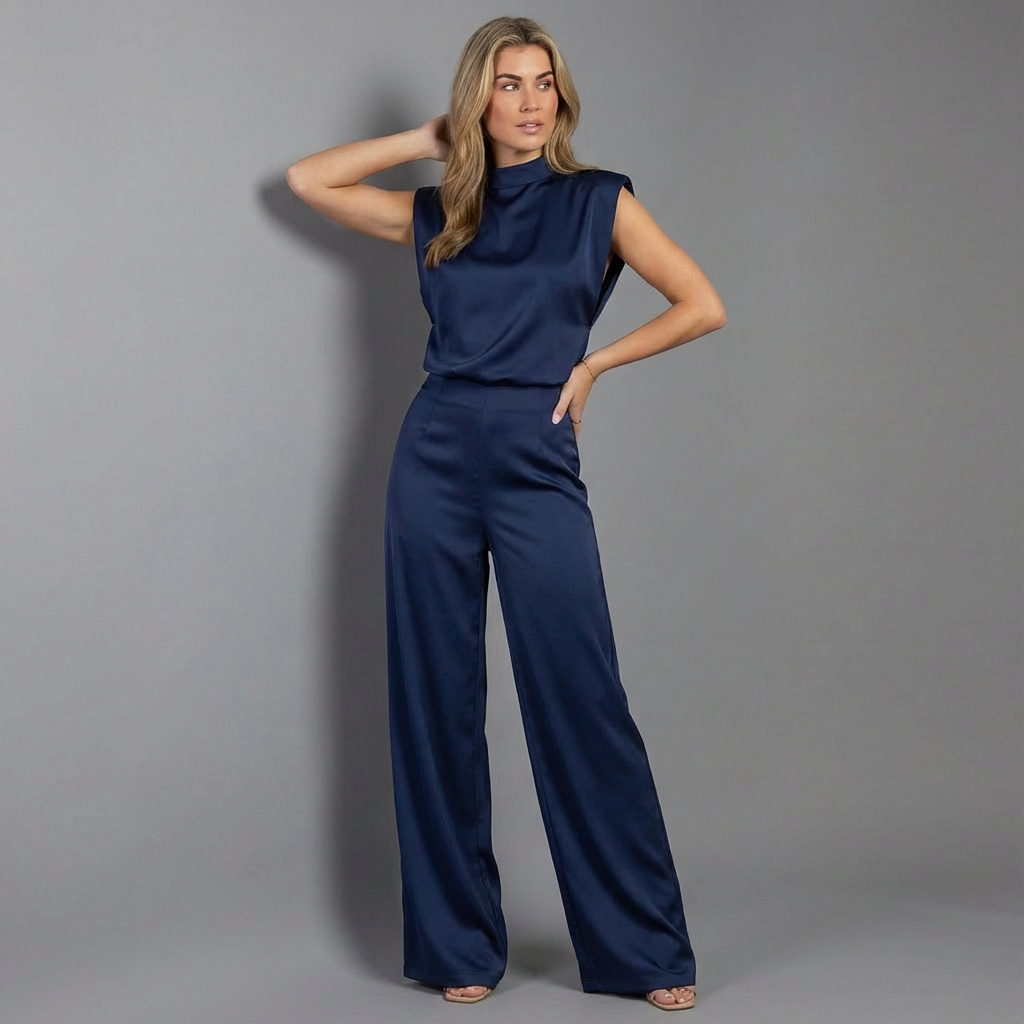 Arielle | Combinaison élégante en satin