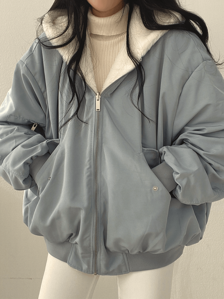Luna | Bomber reversibile in teddy