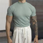 Elian | Muscle Fitted T-Shirt Herrer