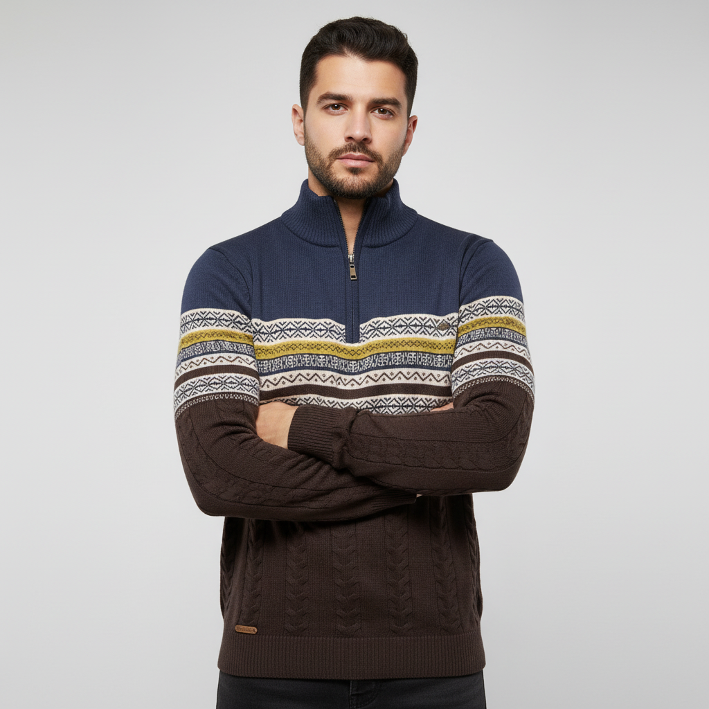 Alaric | Vinter Half-Zip Trøje