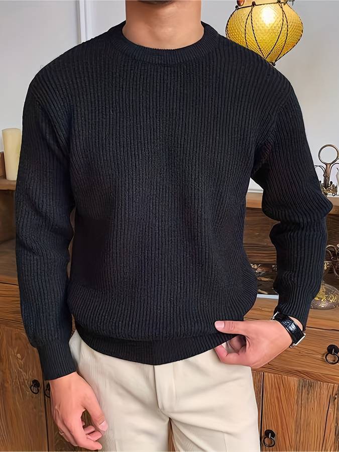 Bastien | Ribbed Knit Sweater for Men