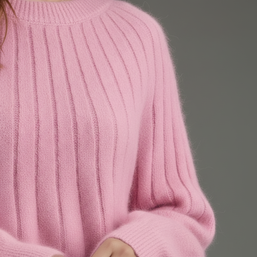 Elara | Ribstrikket Sweater