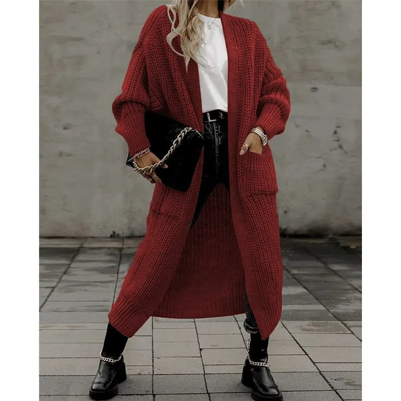 Amara | Lang Strikket Cardigan