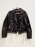 Averix | Unisex Punk Rock Læder Bikerjakke