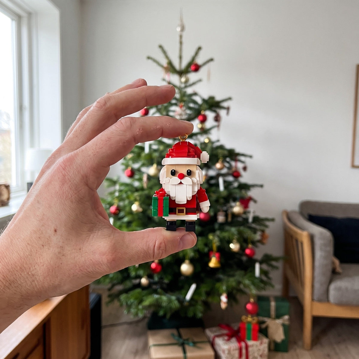 Felix | Julekalender med byggeklodser og 24 juleophæng