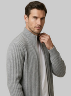 Adrian | Herre Ribstrikket Cardigan