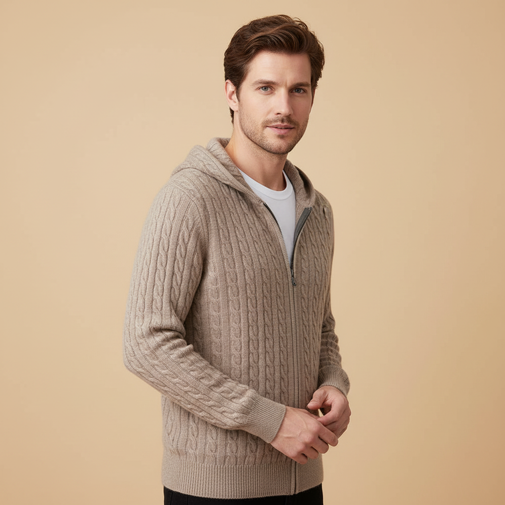 Bastien | Cardigan Med Hætte