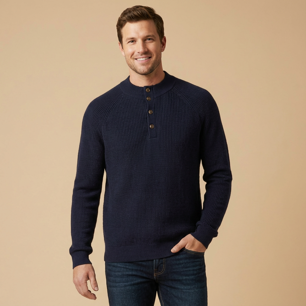 Armand | Sweter z guzikami