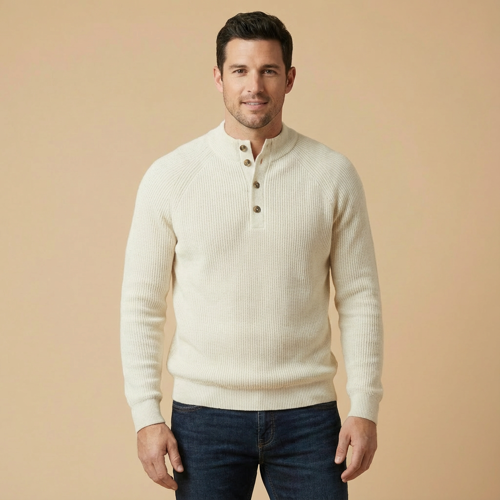 Armand | Sweter z guzikami