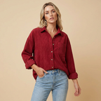 Livia | Fløjlsovershirt
