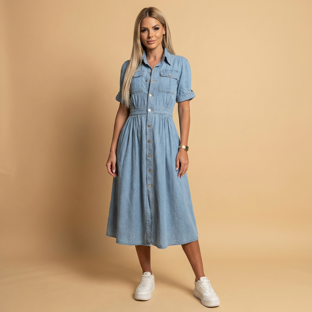 Isolde | Abito in denim