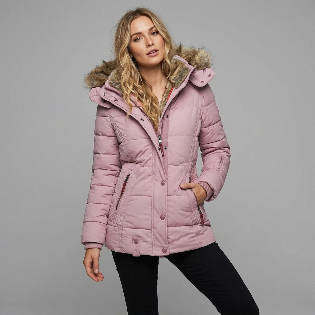 Vivianne | Padded Fur Coat for Women