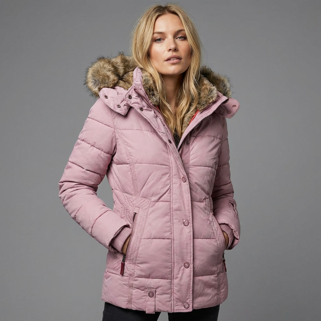 Vivianne | Padded Fur Coat for Women