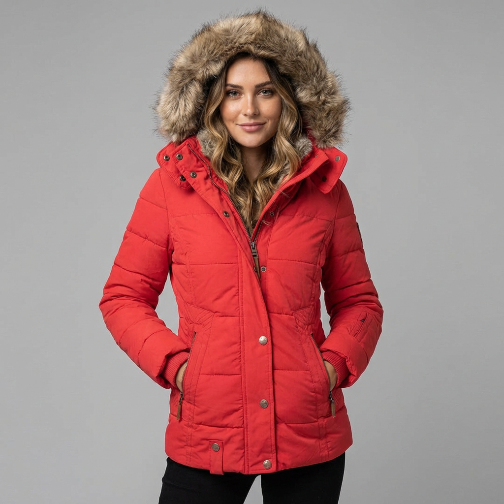 Vivianne | Padded Fur Coat for Women