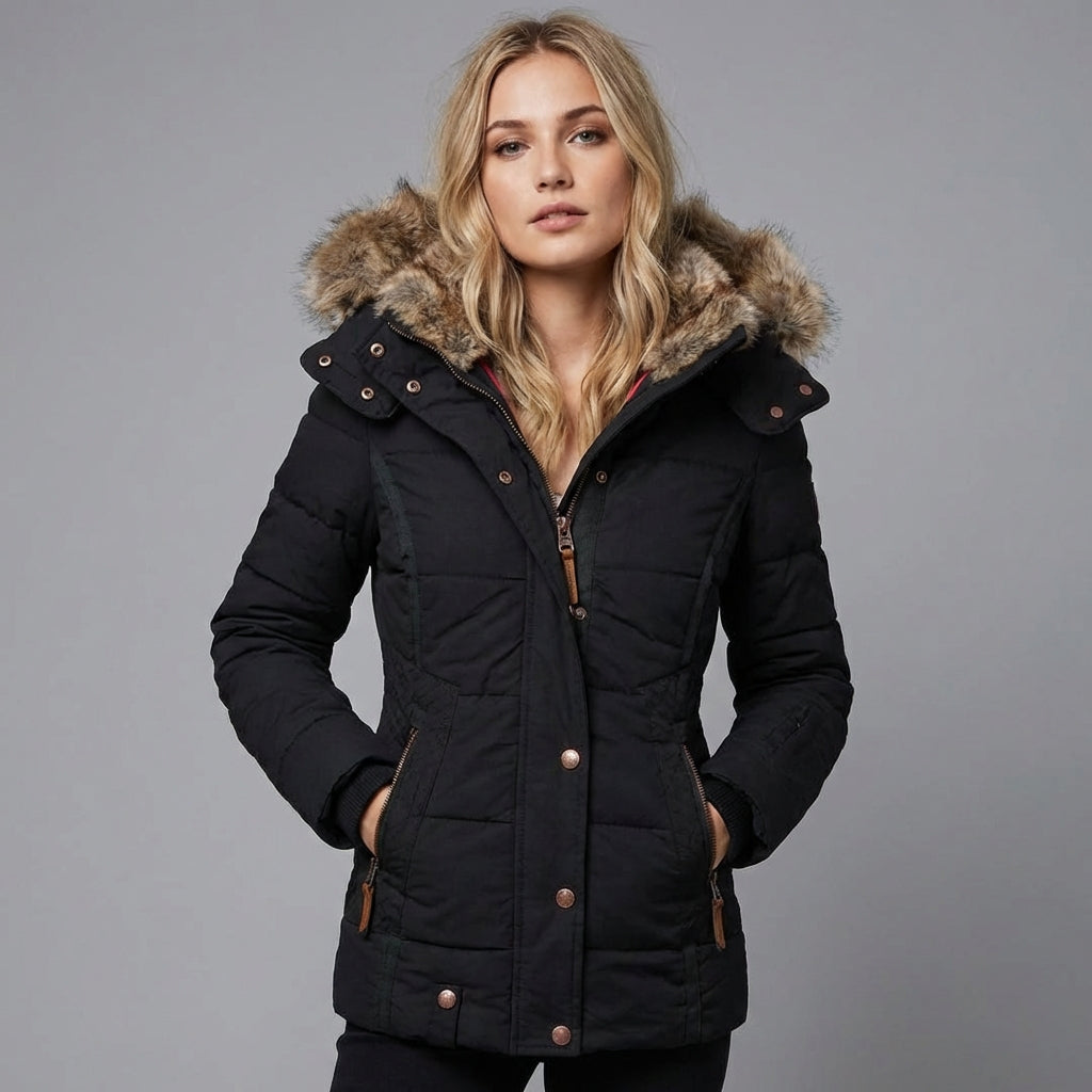 Vivianne | Padded Fur Coat for Women