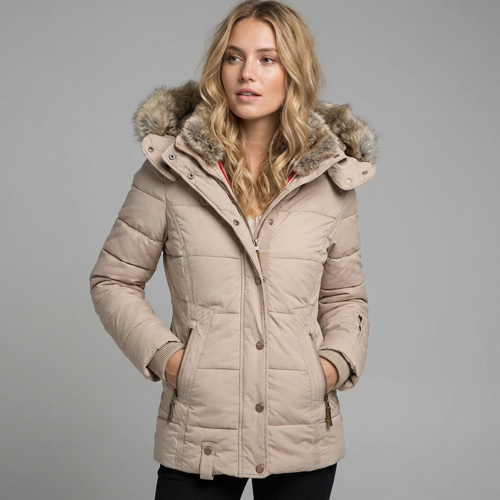 Vivianne | Padded Fur Coat for Women