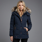 Vivianne | Padded Fur Coat for Women