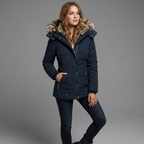 Vivianne | Padded Fur Coat for Women
