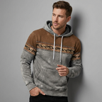 Taviero | Men's Hoodie with Ethnic Pattern