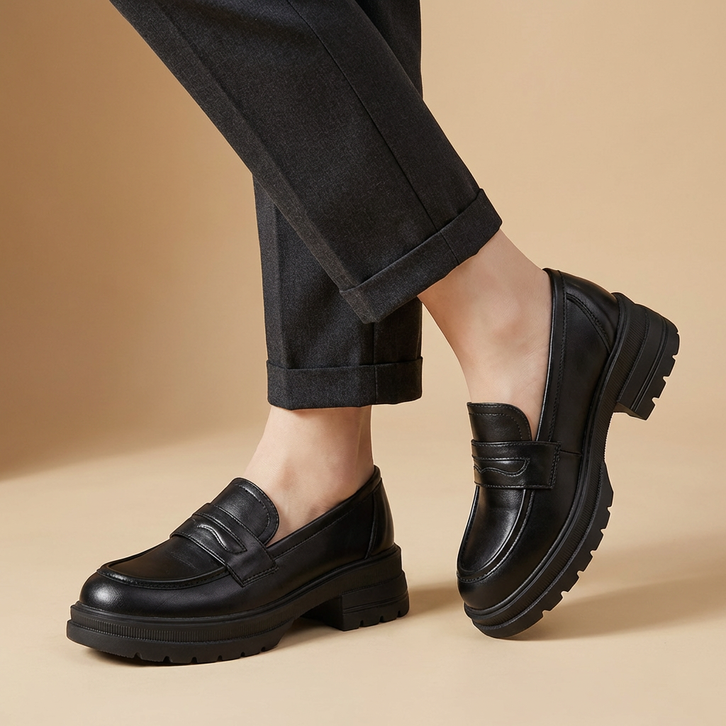 Massimo | Leather Chunky Loafers
