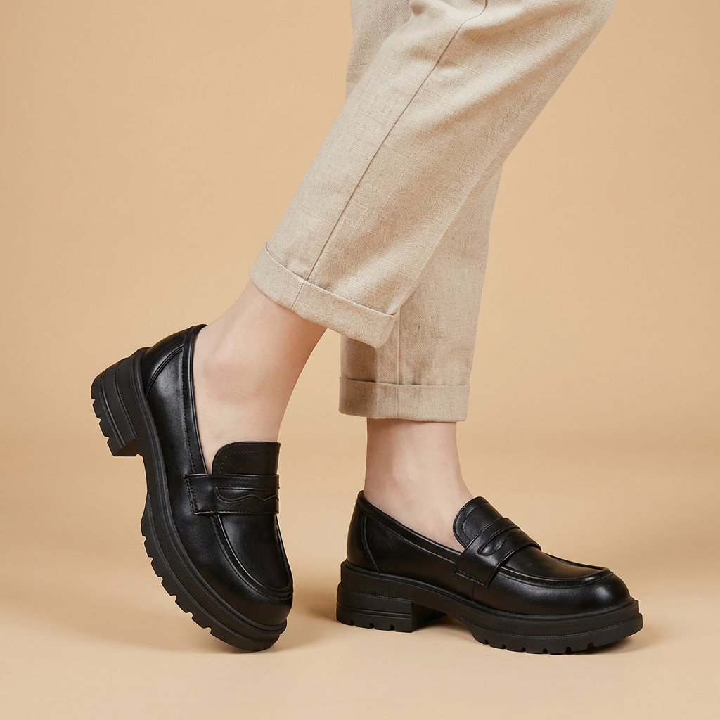 Massimo | Leather Chunky Loafers