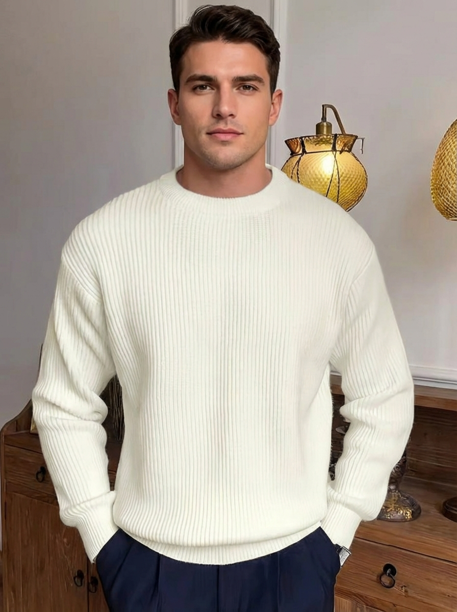 Bastien | Ribbed Knit Sweater for Men
