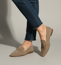 Serelina | Dame Loafers Med Spids Tå