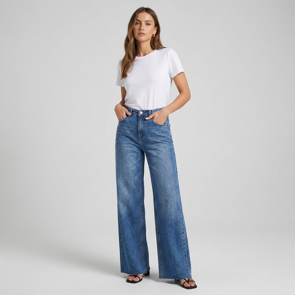 Lunessa | Dame Wide Leg Jeans
