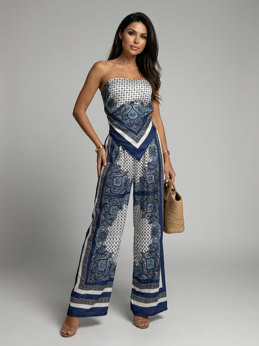 Seravina | Ensemble femme top et pantalon