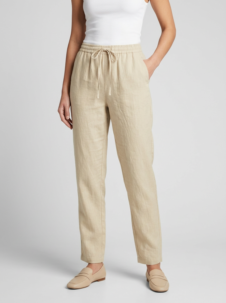 Alviera | Pantaloni estivi in lino da donna