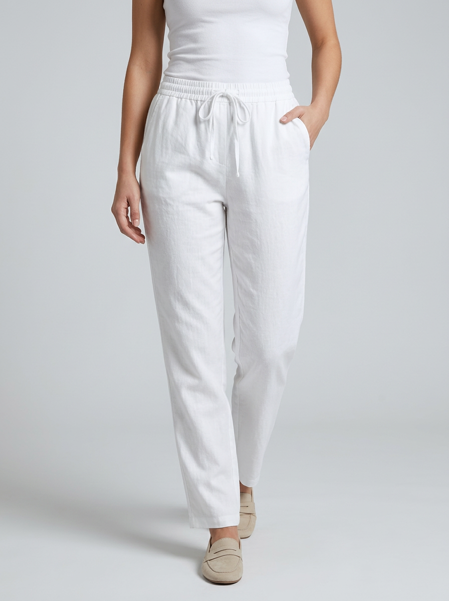 Alviera | Pantaloni estivi in lino da donna