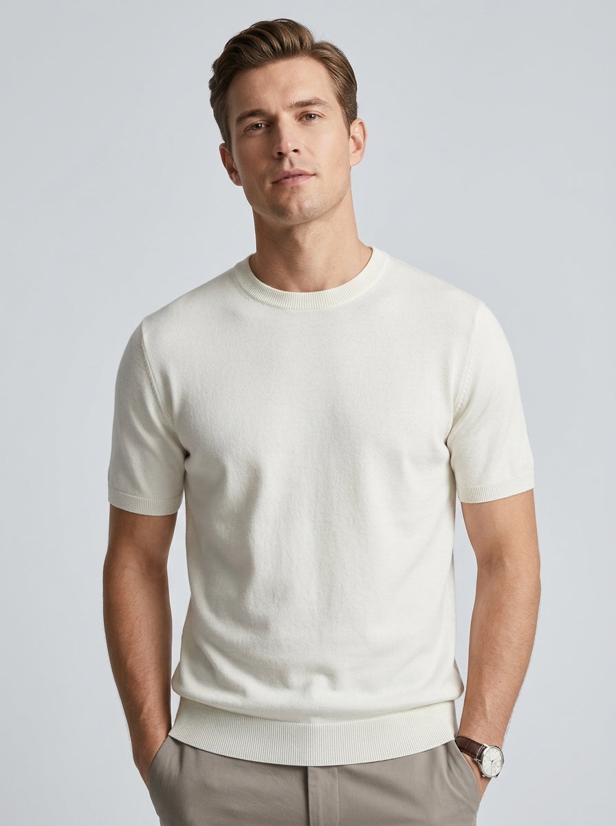 Marvion | Camiseta de lana merina para hombre