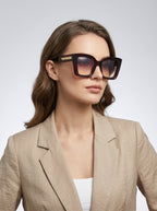 Soléva | Oversized Solbriller Firkantet