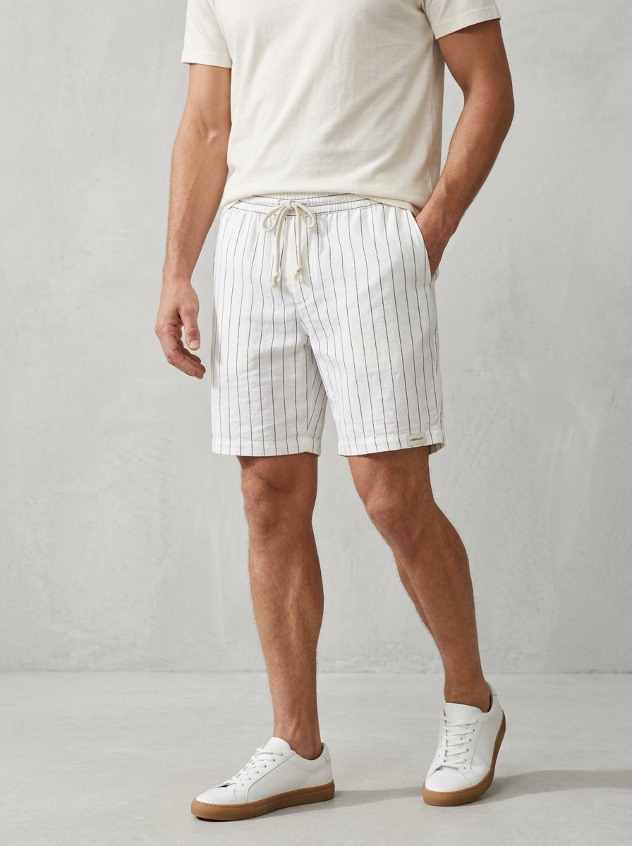 Solviero | Shorts in lino da uomo
