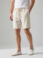 Solviero | Shorts in lino da uomo