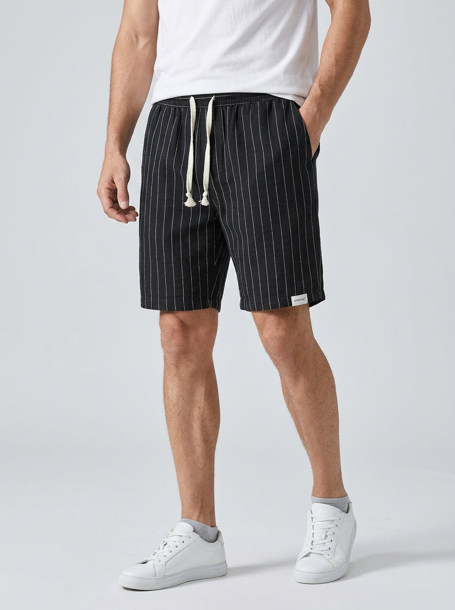 Solviero | Shorts in lino da uomo