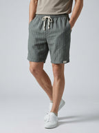 Solviero | Shorts in lino da uomo