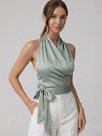 Alveria | Satin Top Dame
